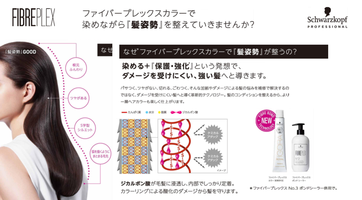 髪姿勢　髪に弾力があるとこんな効果が！