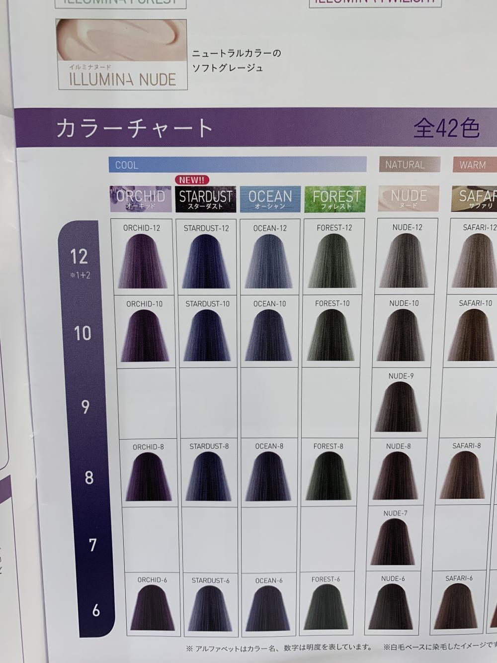 イルミナカラースターダストってどんな色？