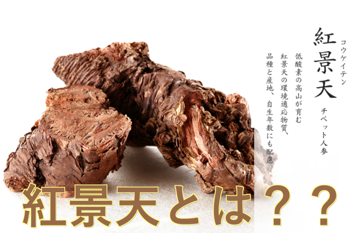 紅景天(コウケイテン)とは？