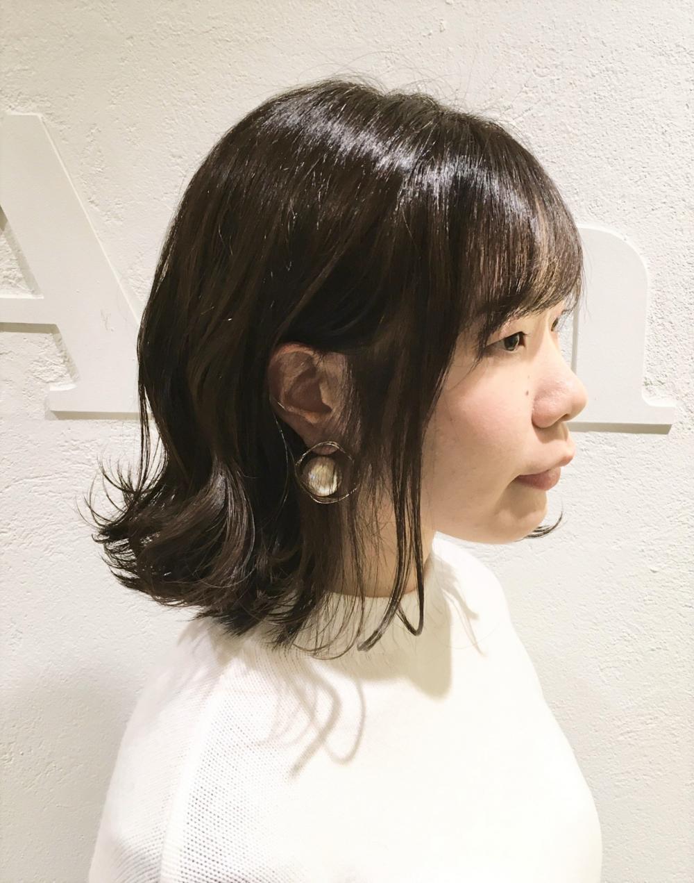 外はねほつれミディー