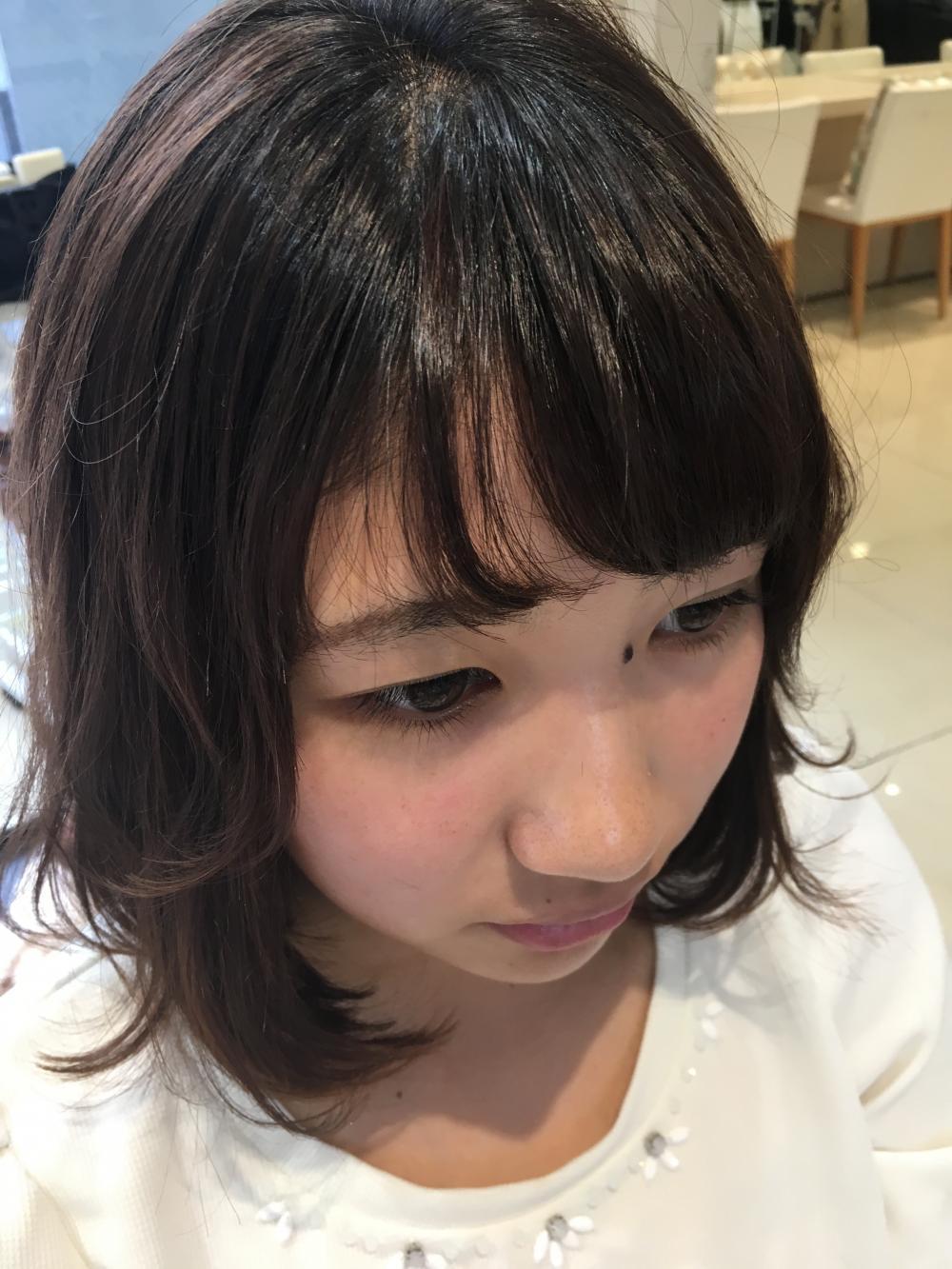 気になる所にだけポイントストレートや縮毛矯正