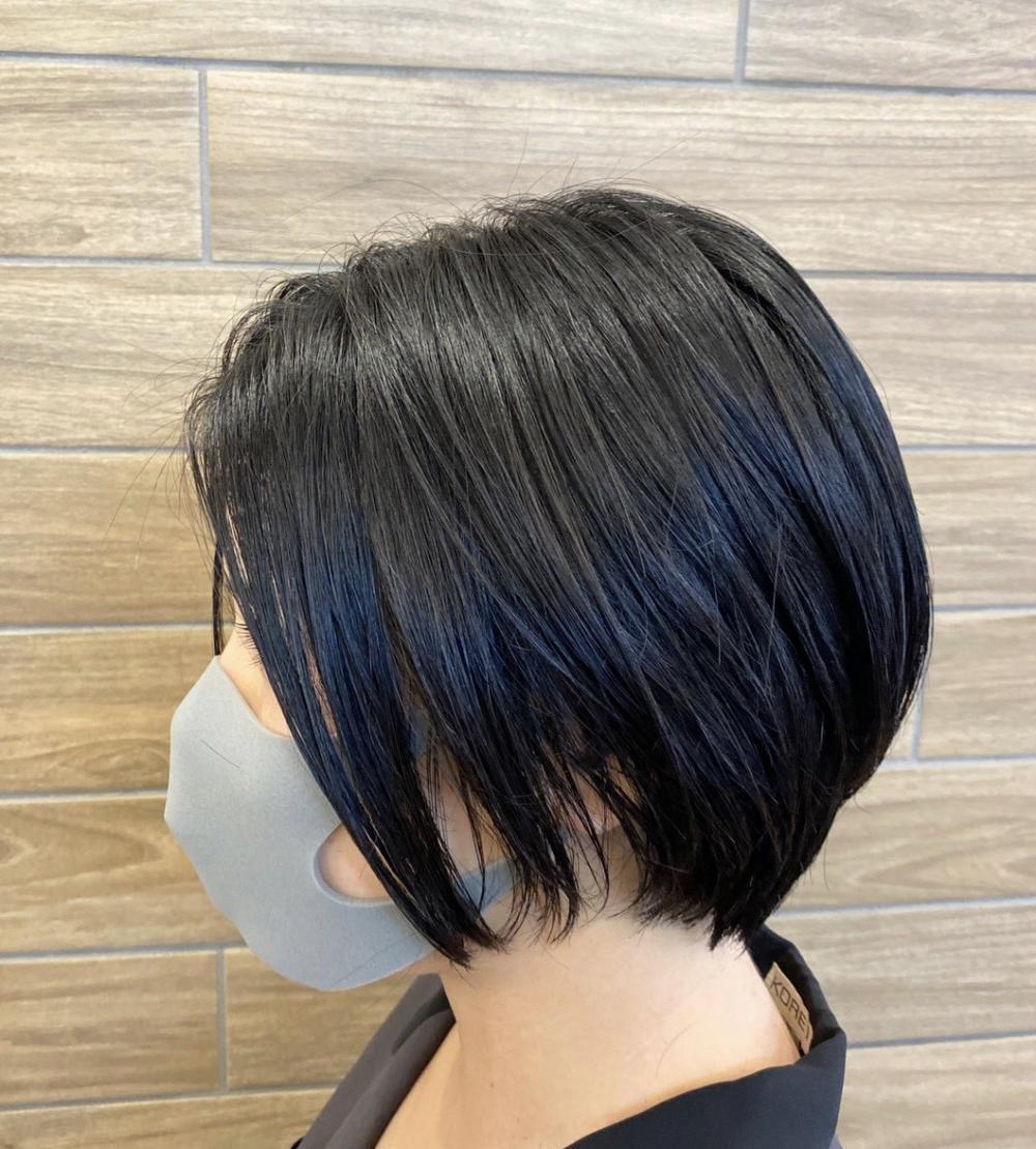 【首を長く細く見せる】骨格補正カット