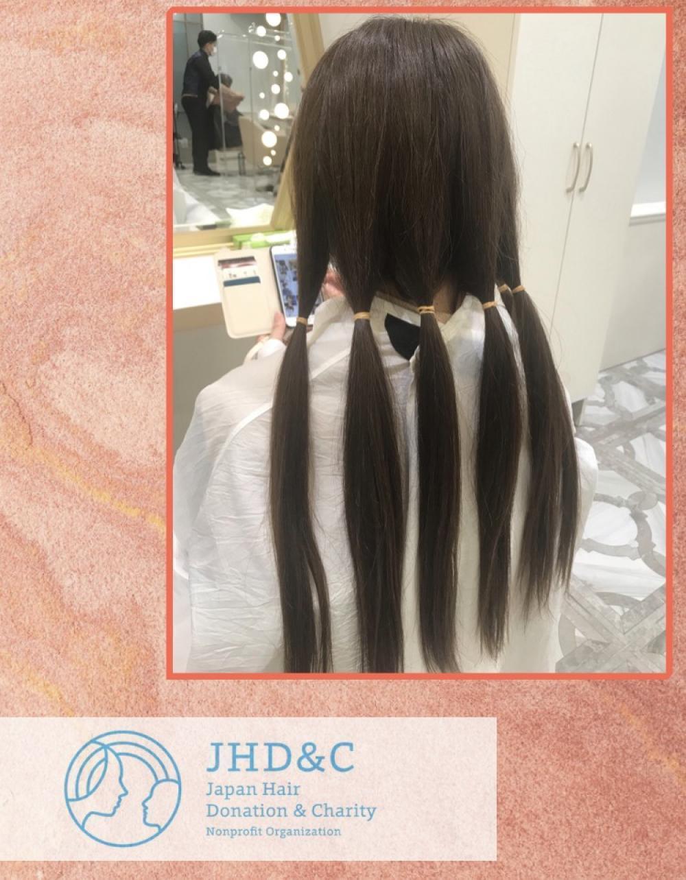 ヘアドネーション　カット前