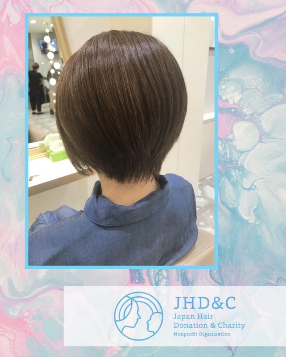 ヘアドネーション　カット後