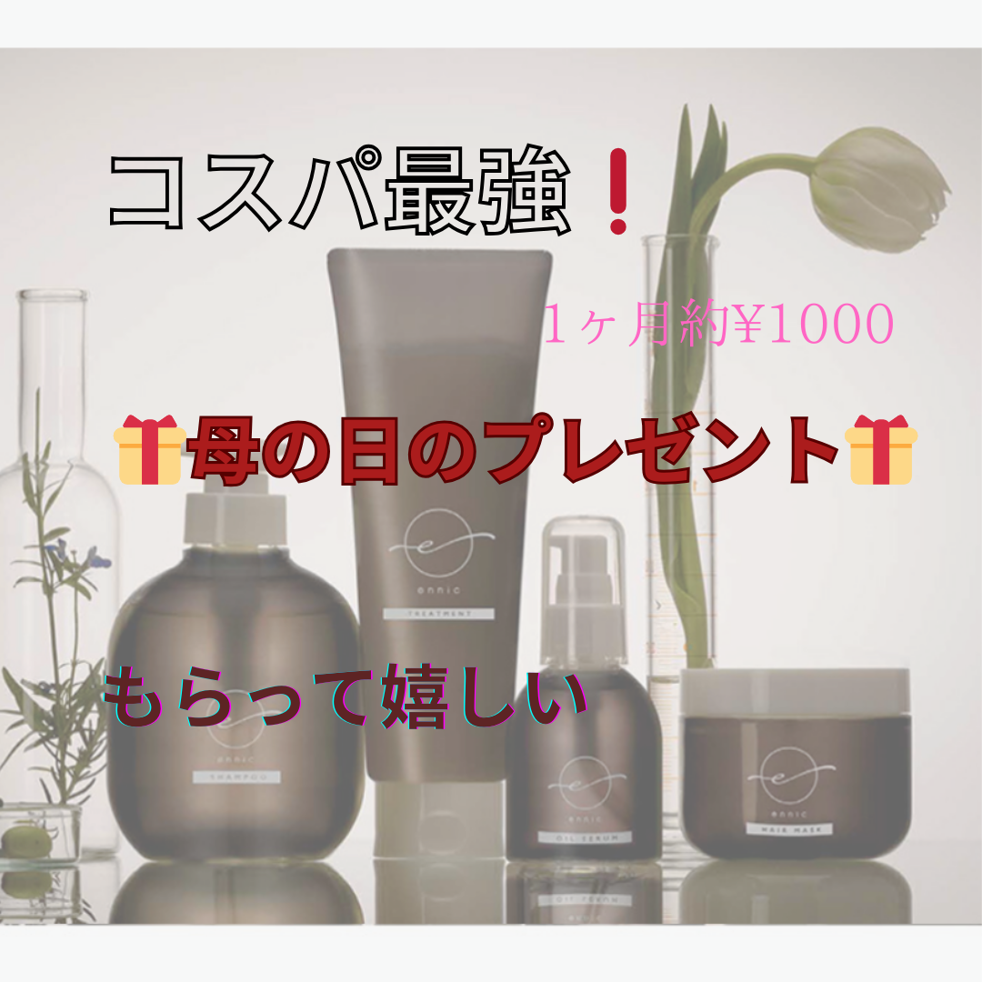 母の日のプレゼントにお勧め！コスパ最高！絶対使うべき最強シャンプー エニックシャンプー