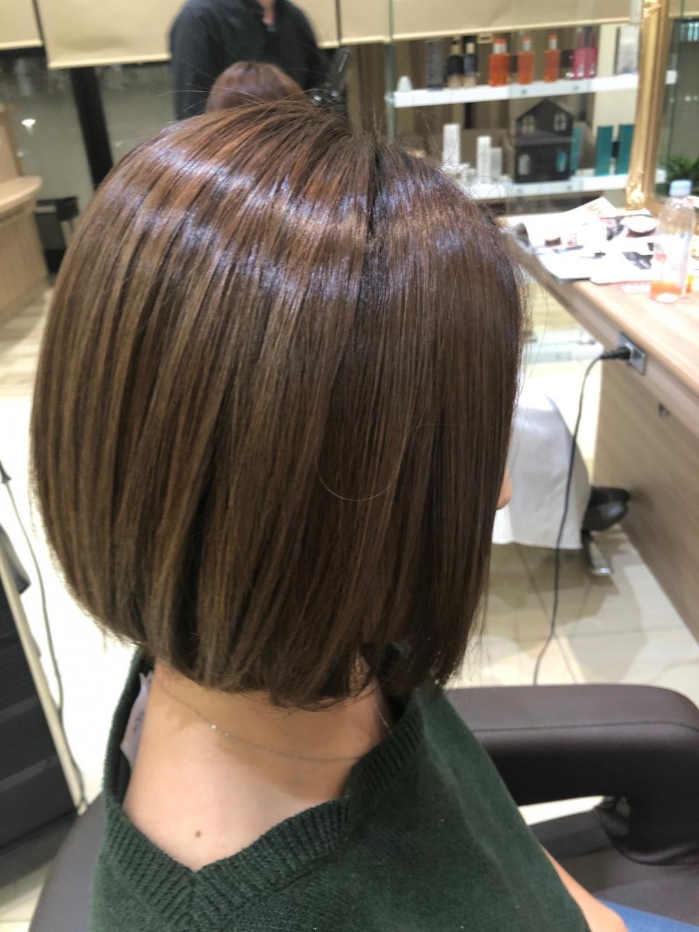 ・カラーと同時に施術が可能です。