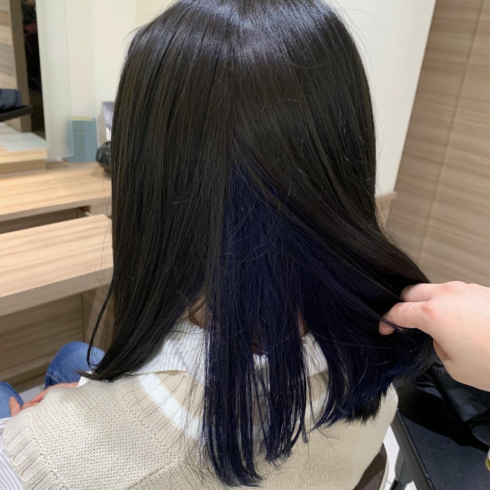 ▶︎ブリーチ3回◀︎ インディゴブルー