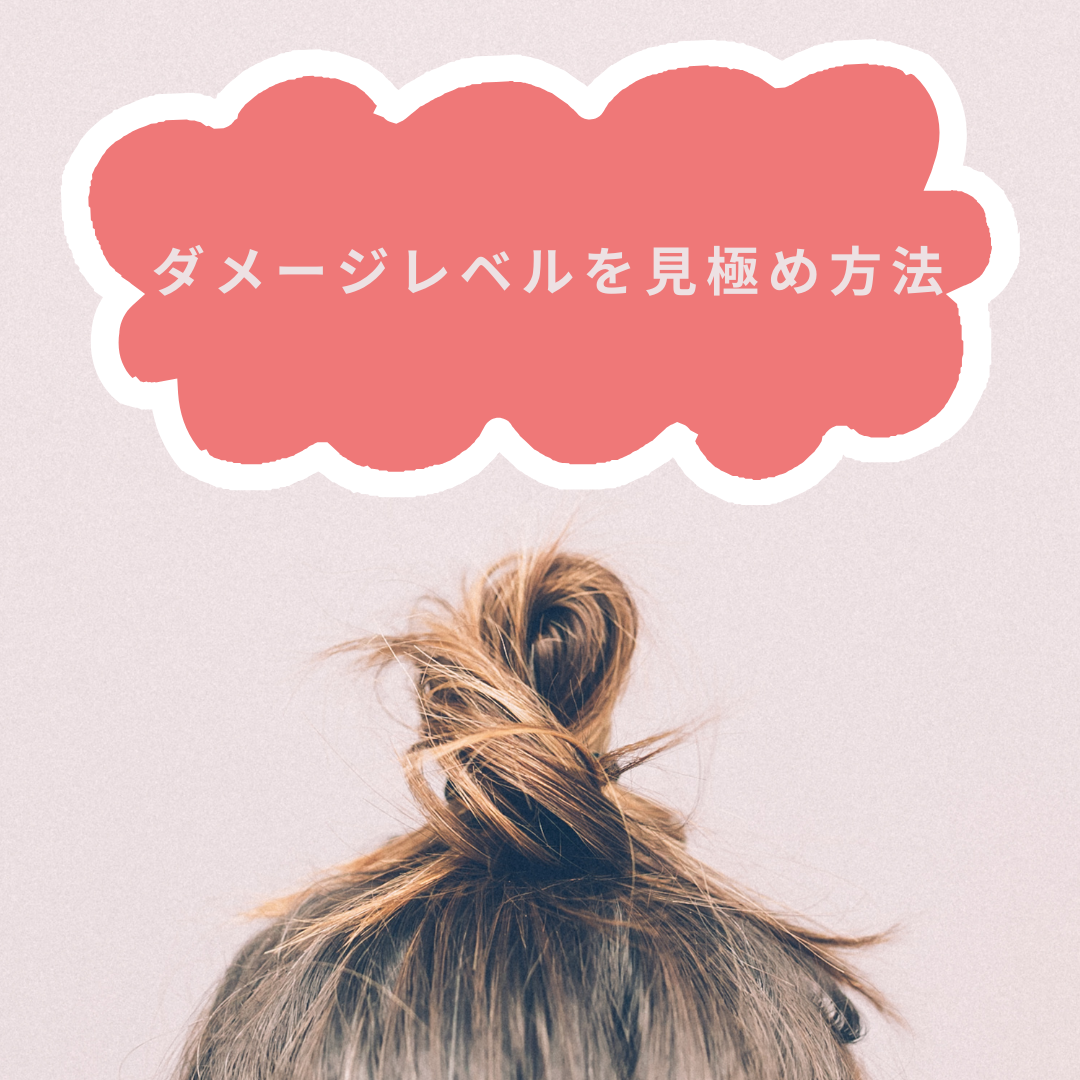 自分の髪のダメージレベルを見極め方法