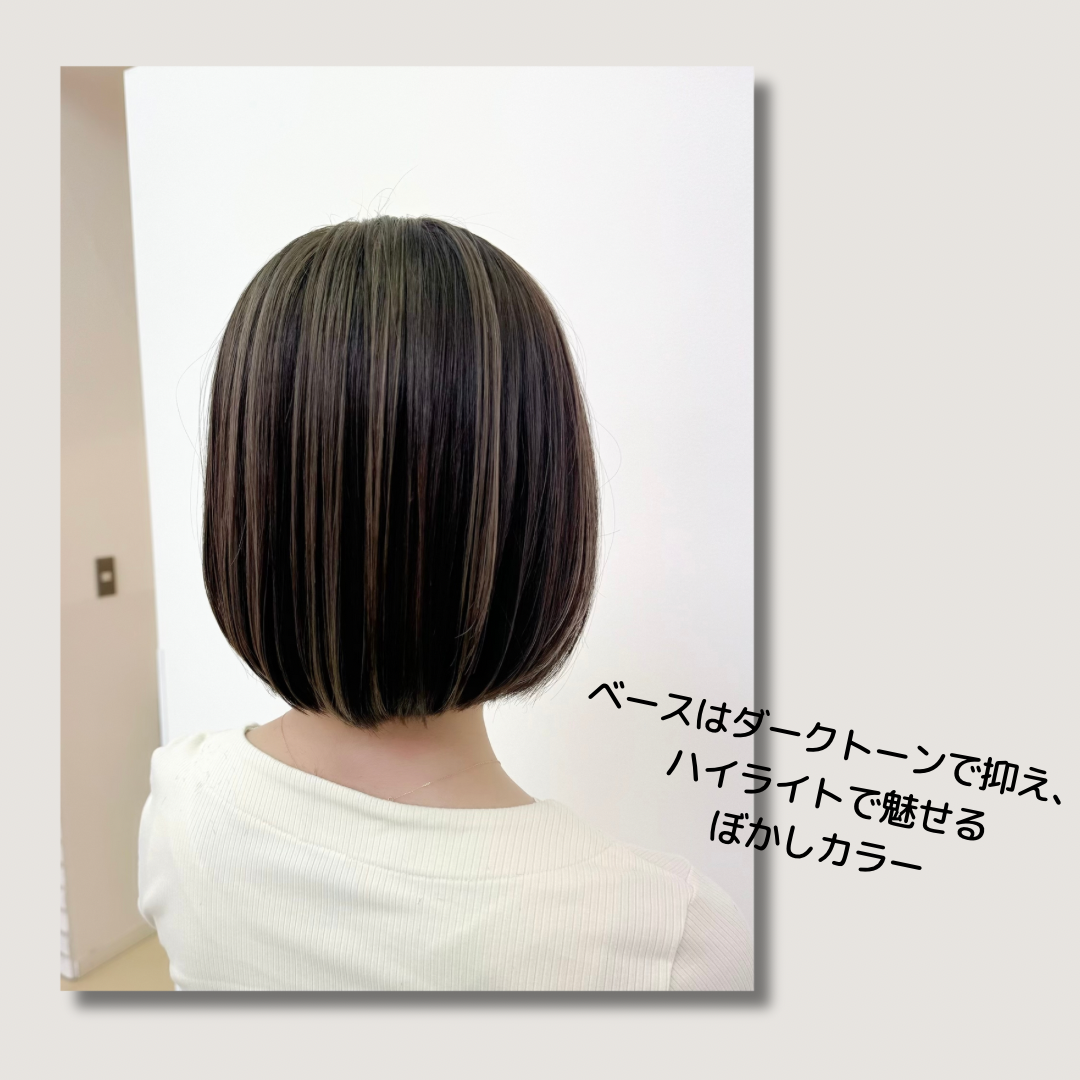 ベースは暗めでモードのハイライト