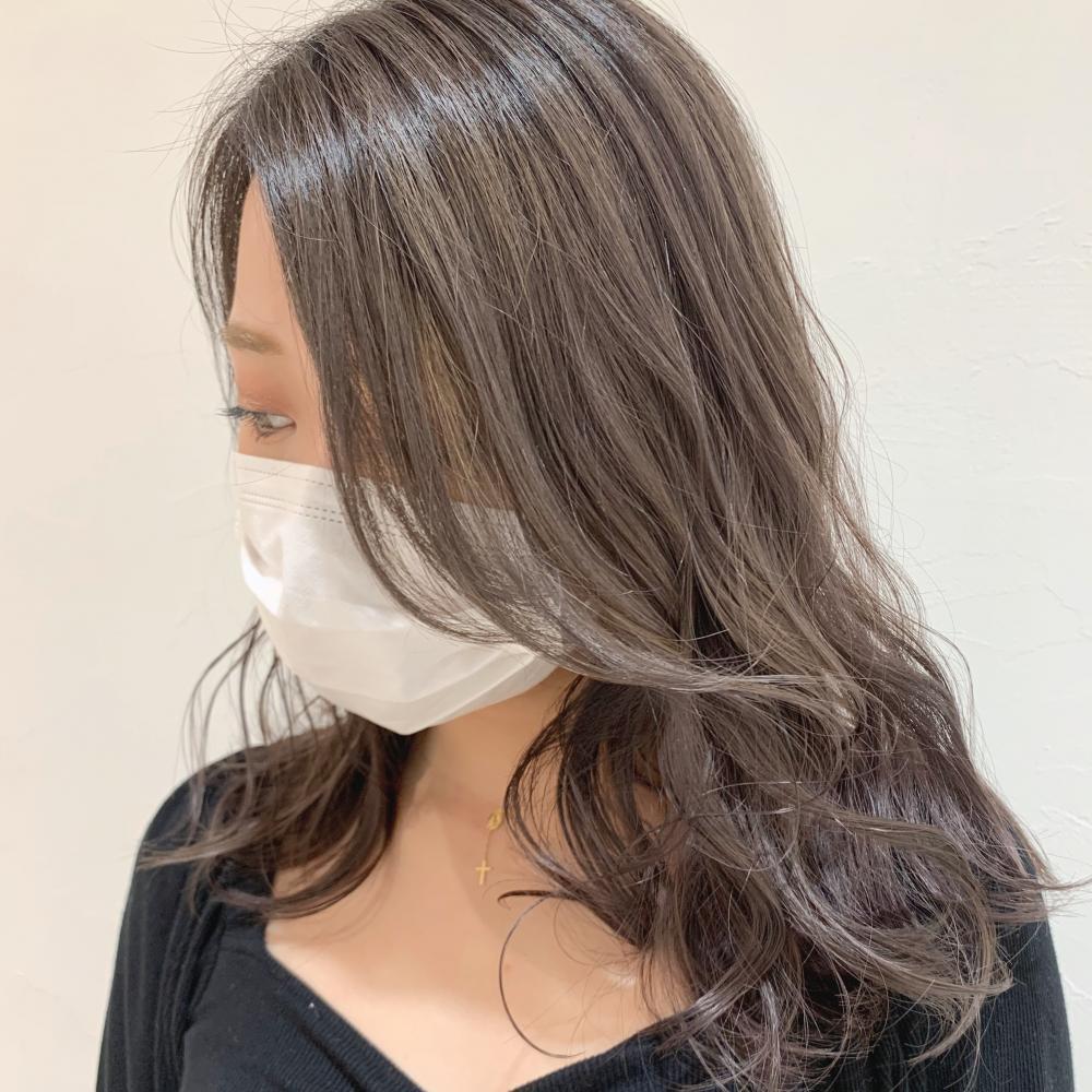 ロング×グレージュ♡