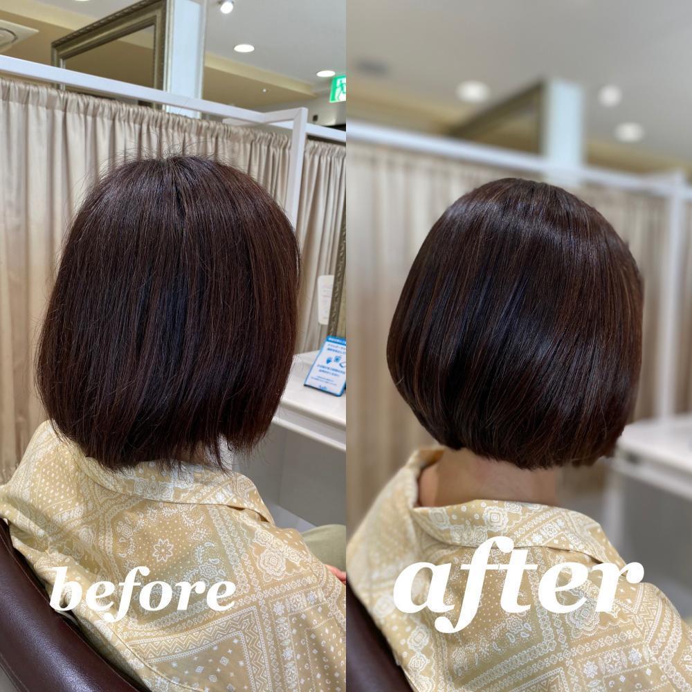 髪質改善ストレート