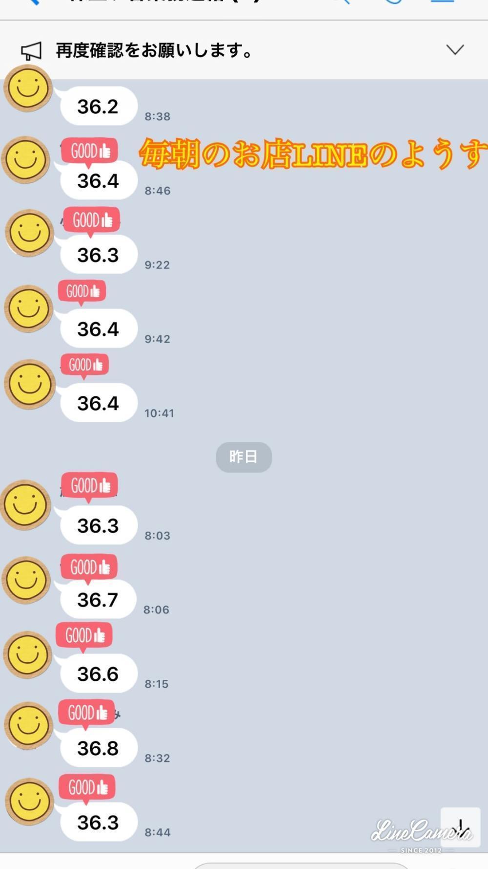 検温について
