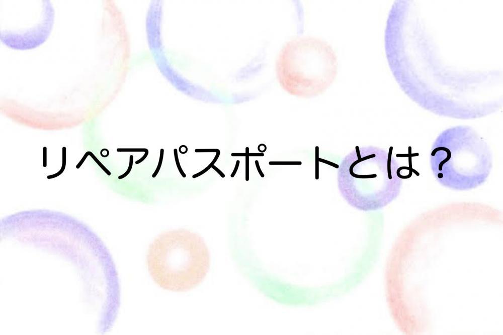 リペアパスポートとは？