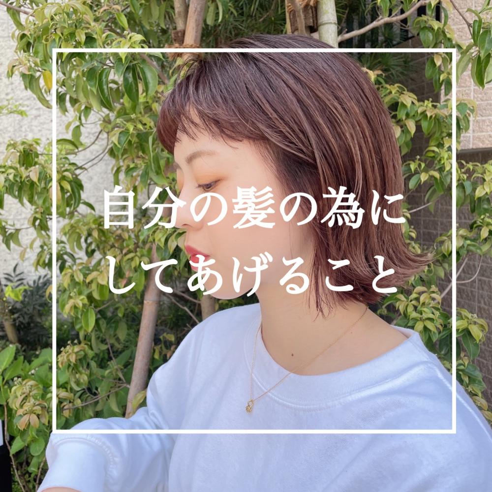 髪の為にお家でできること