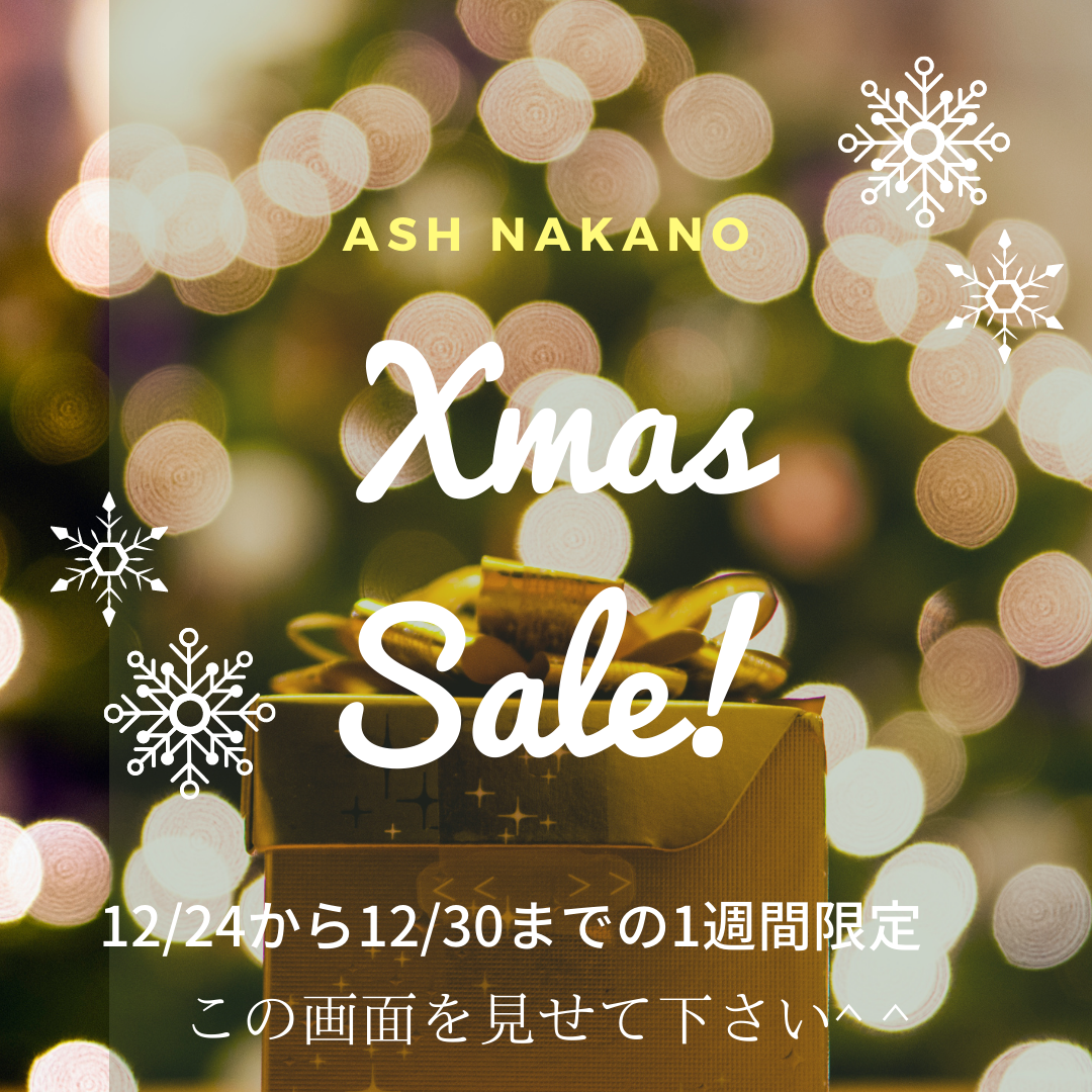 Xmas SALEを開始します^ ^