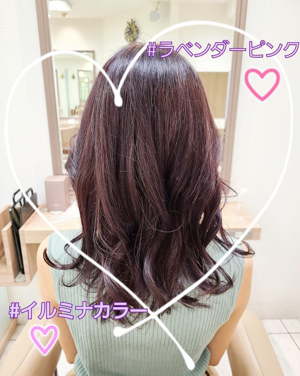 セミロングで大人ナチュラルに♡