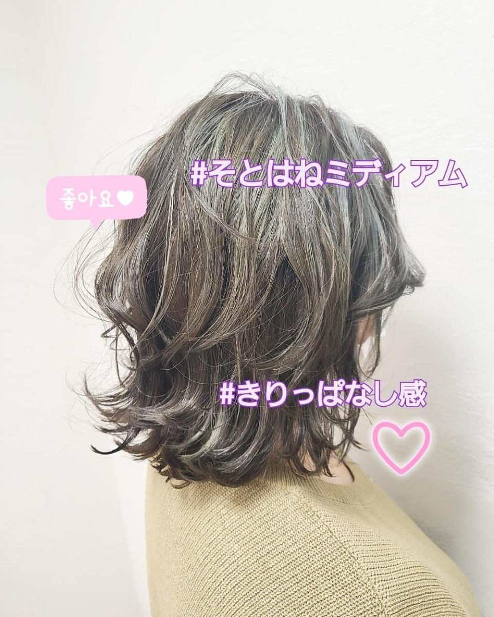 王道人気のミディアムヘアー♡