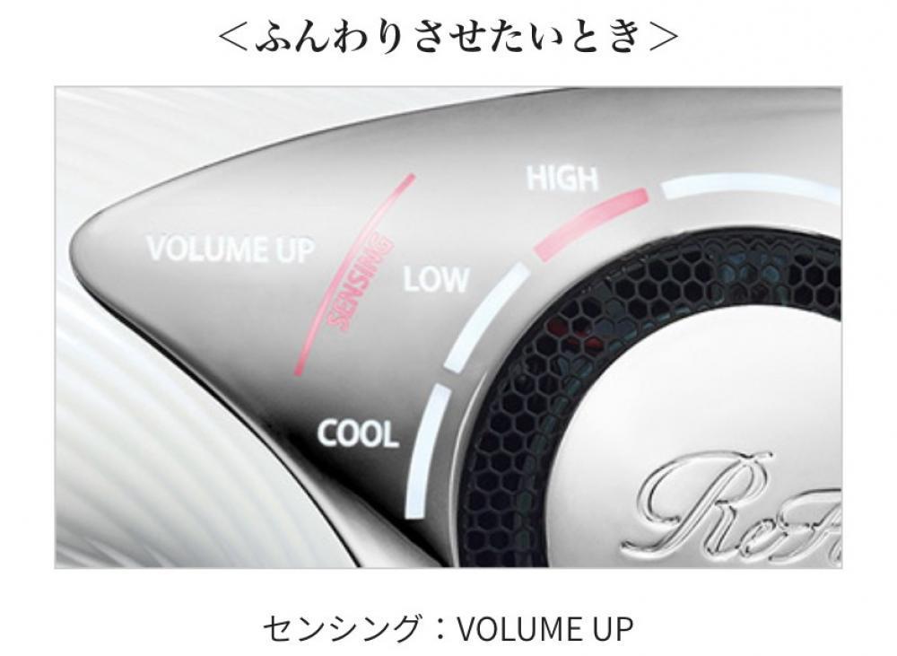 凄いポイント1 〜根本をふんわりハリコシのボリュームアップモード