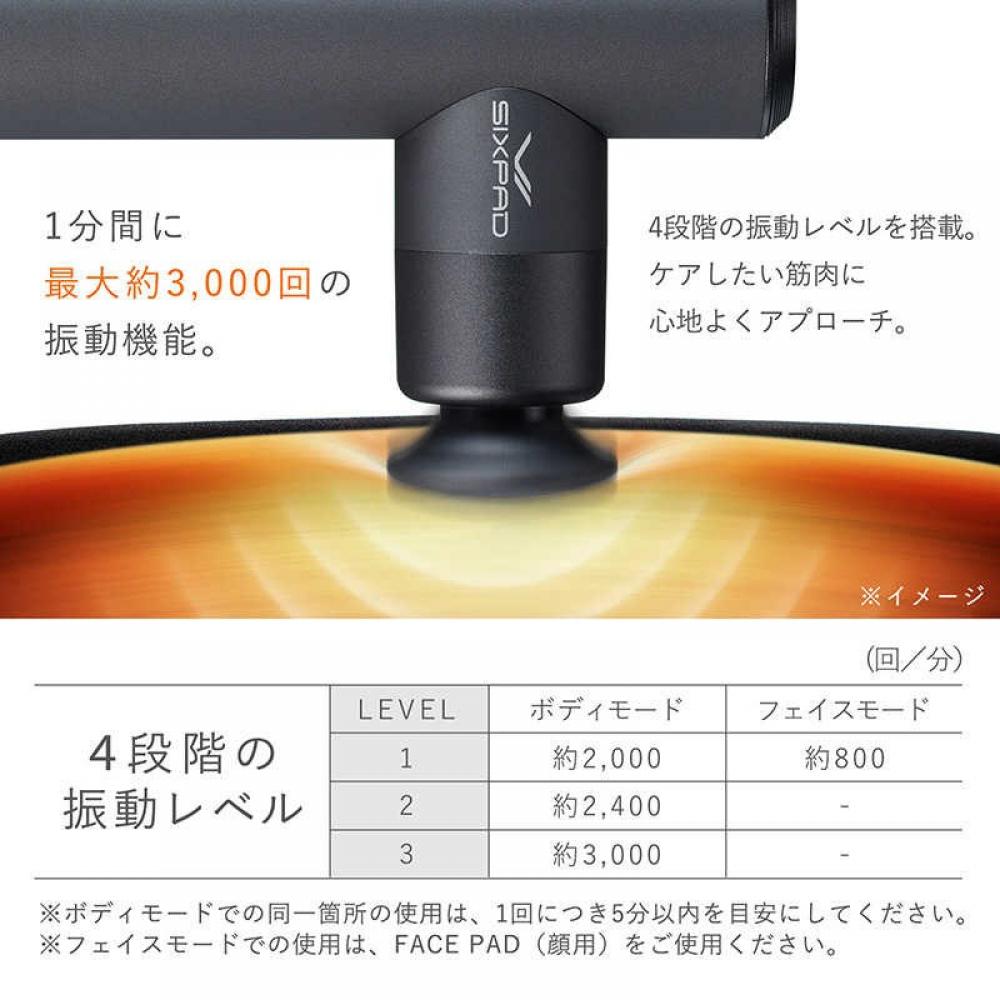 4段階の振動レベル。