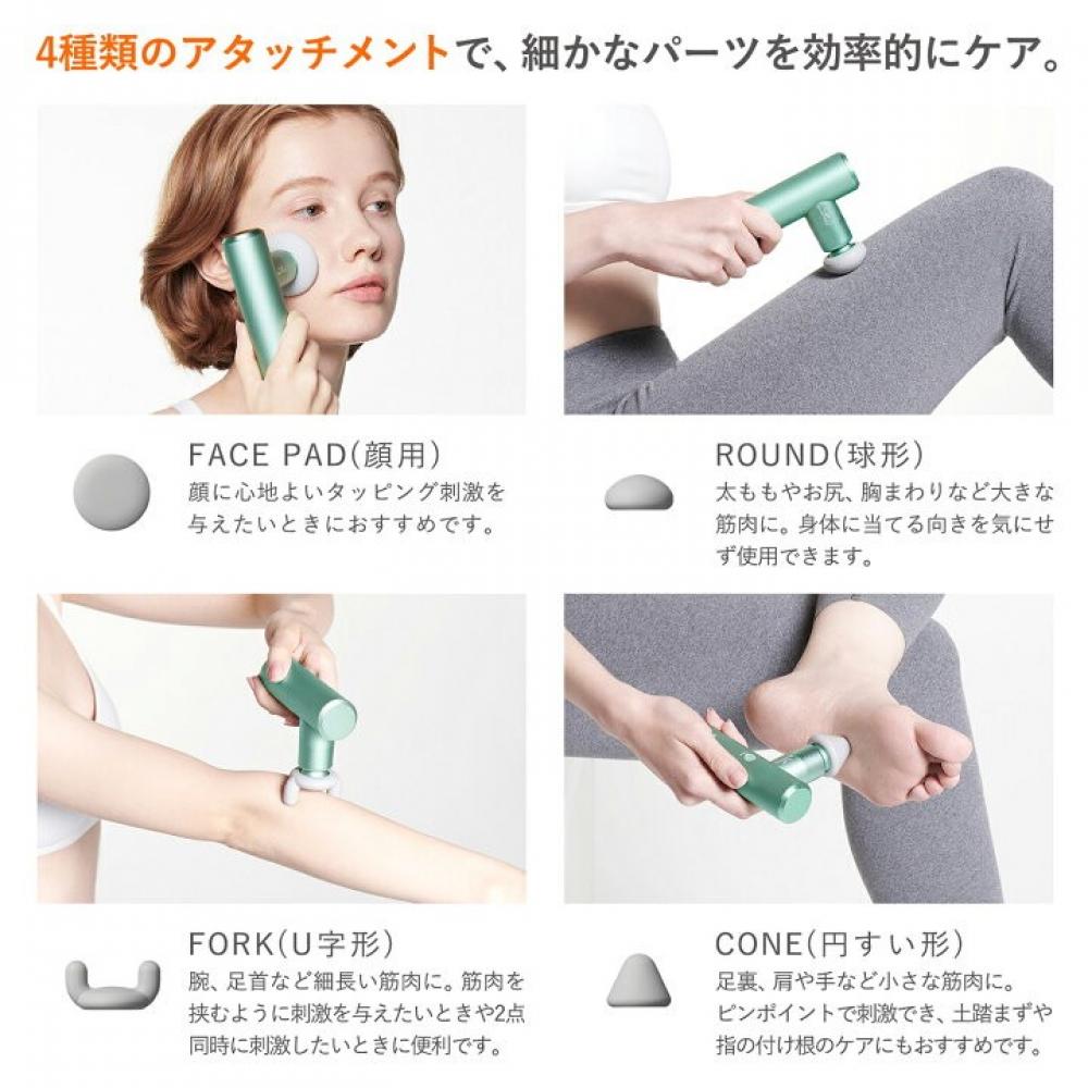 アタッチメントを替えて、細かなパーツを効率的にケア。