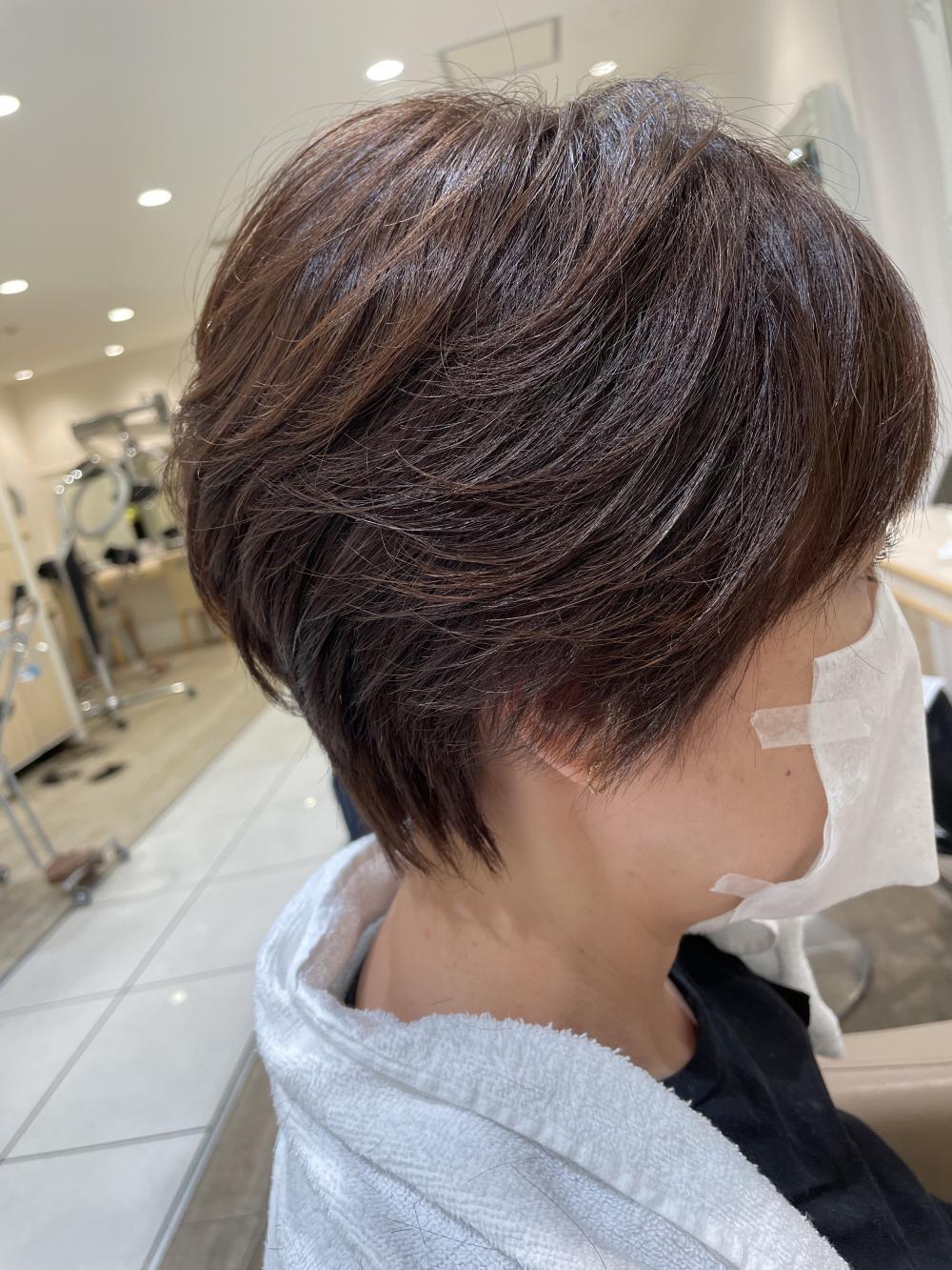 ショートでも縮毛矯正！
