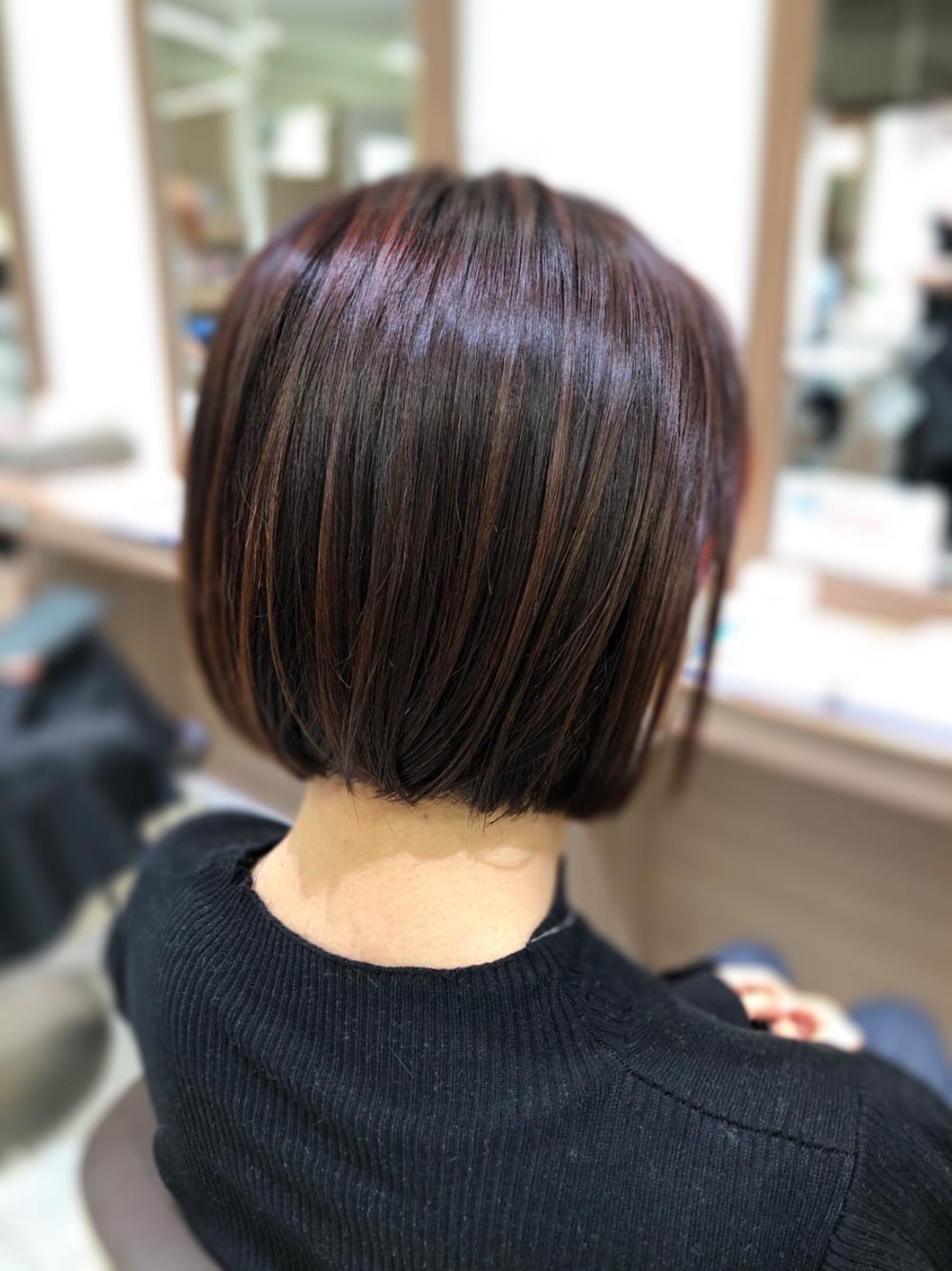 シンプルボブスタイル