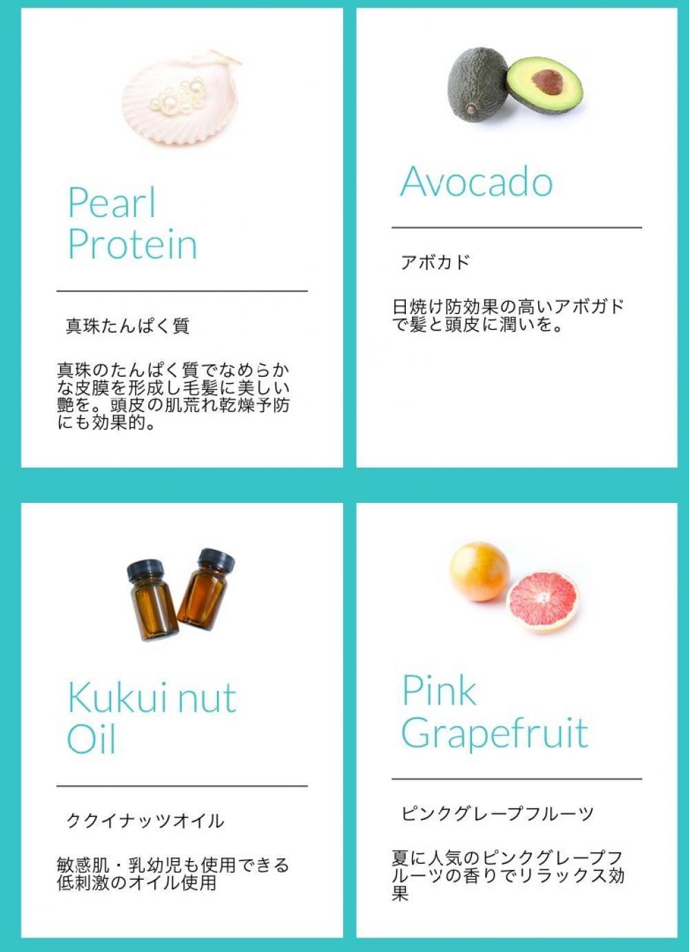サマーシャンプーの成分⭐︎