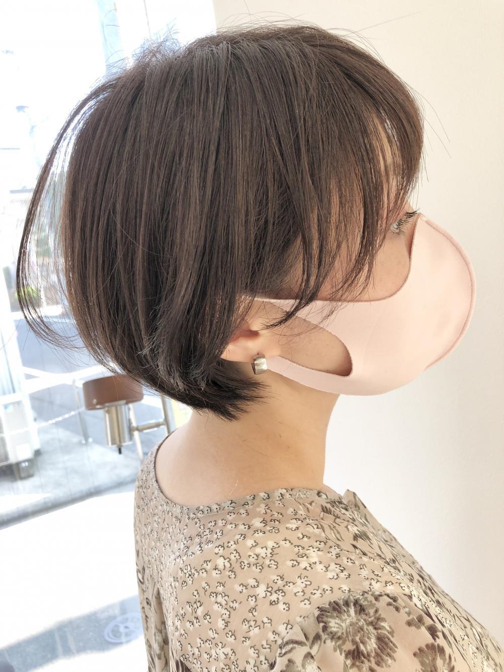 丸みショートボブ