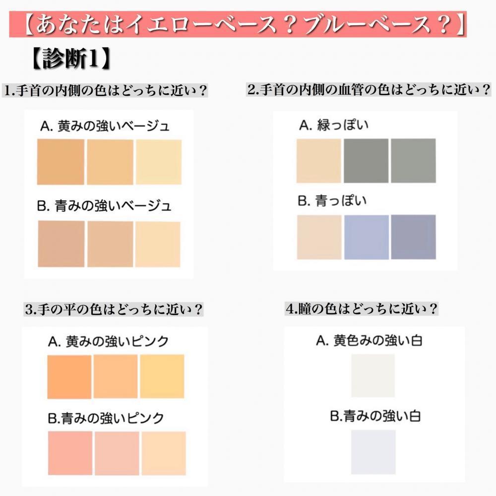 あなたはイエベ？ブルベ？さーどっち