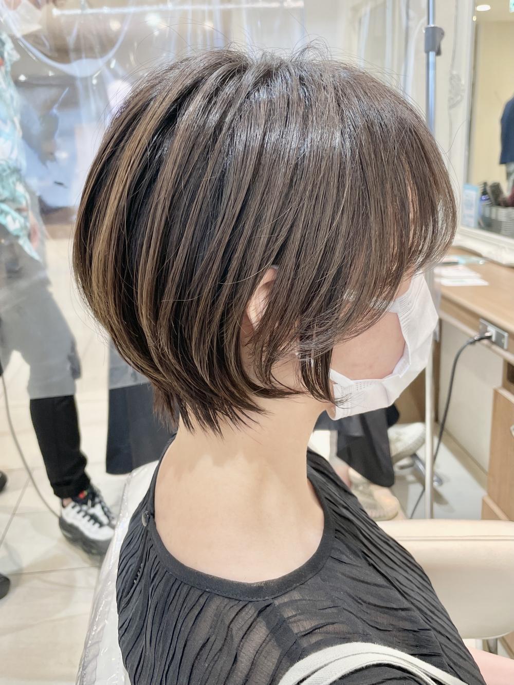 小顔ショートボブ