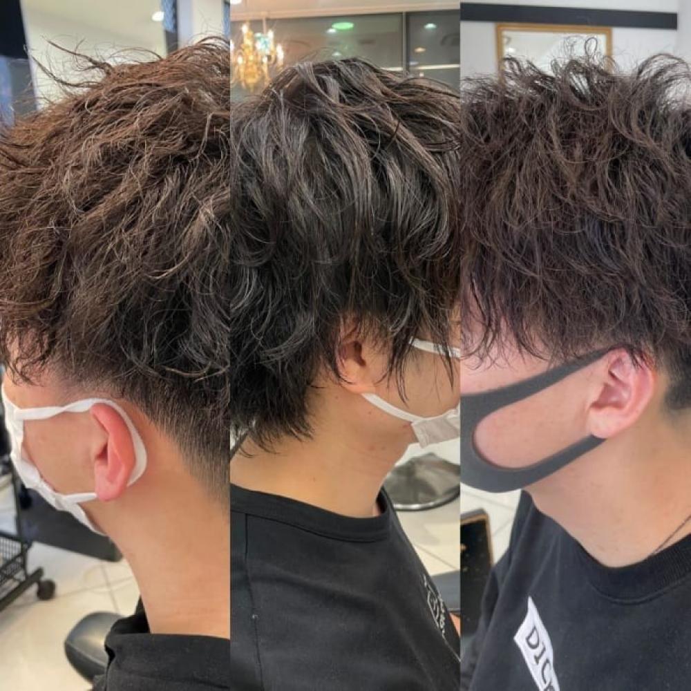 ③ツイストパーマ、スパイラルパーマ、ツイストスパイラルパーマ