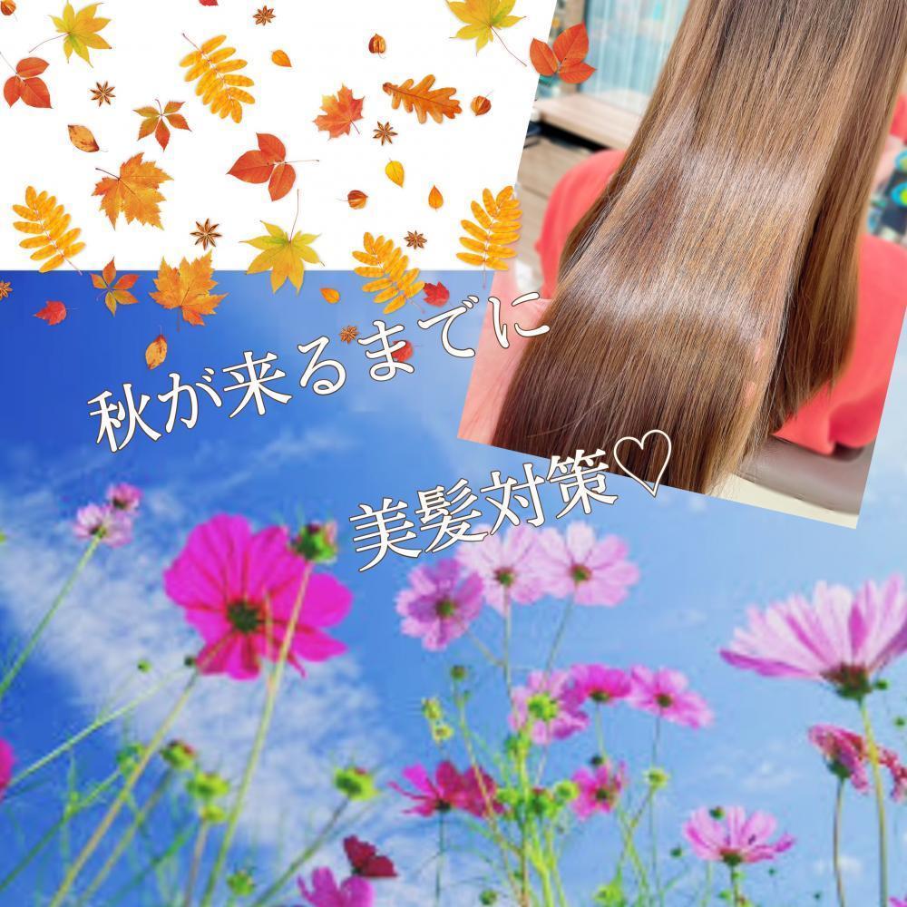 ★正しいケアで髪も秋の準備を♪