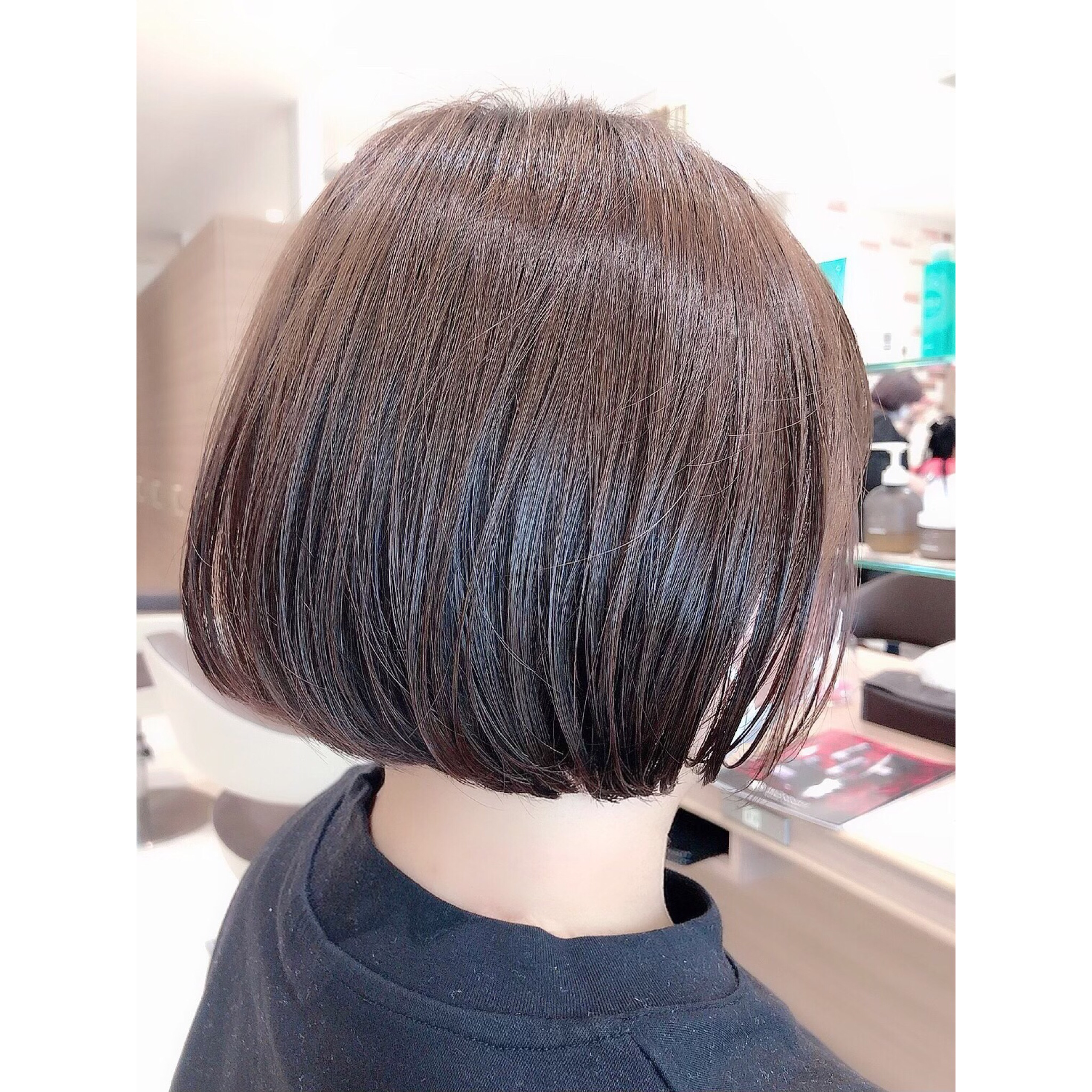 段のつかないボブ