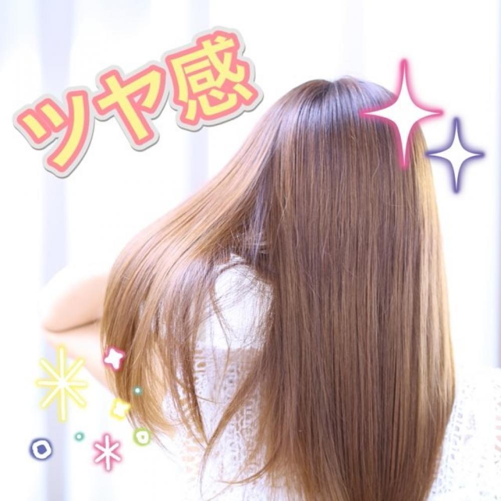 オイルトリートメントの効果でツヤ髪。