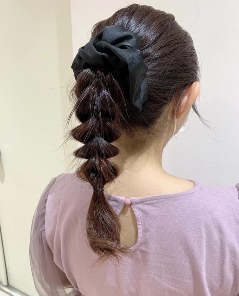 ねじねじポニーテール