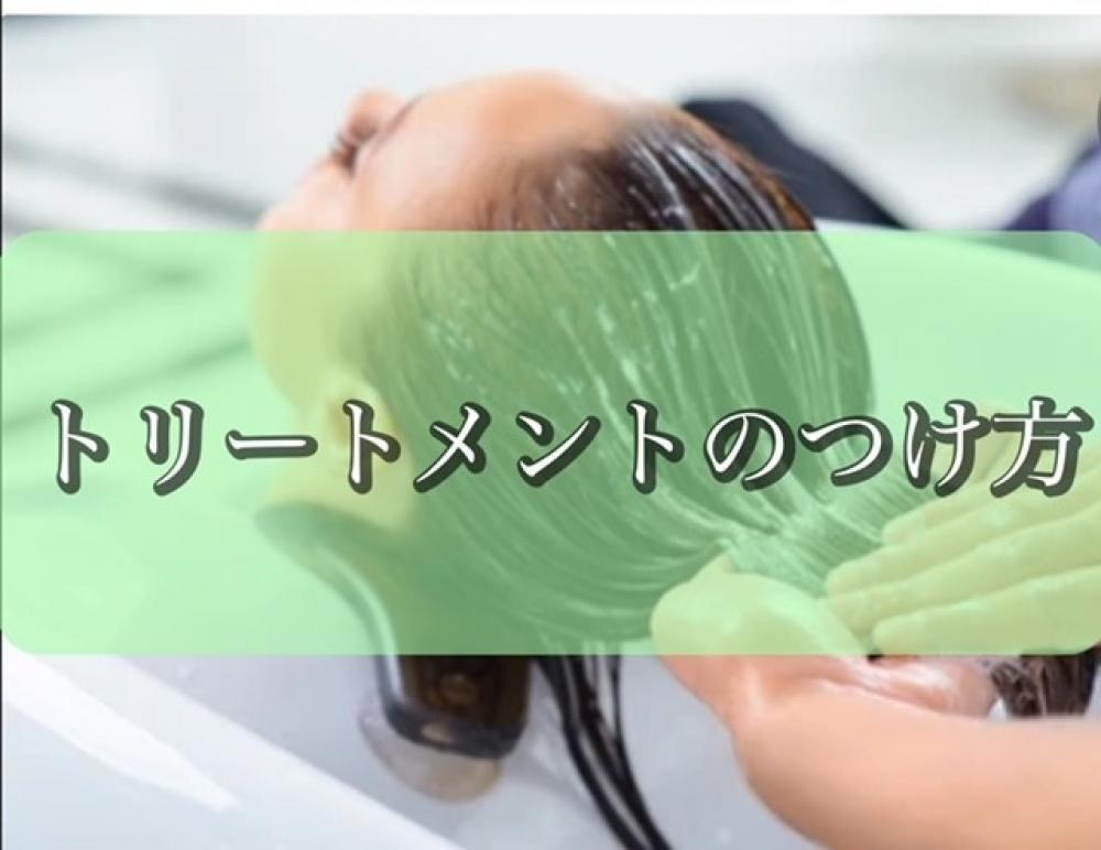 ④トリートメントのつけ方