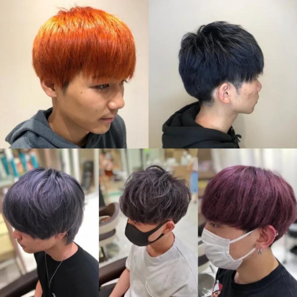 メンズ必見！色別ブリーチヘアカタログ！！