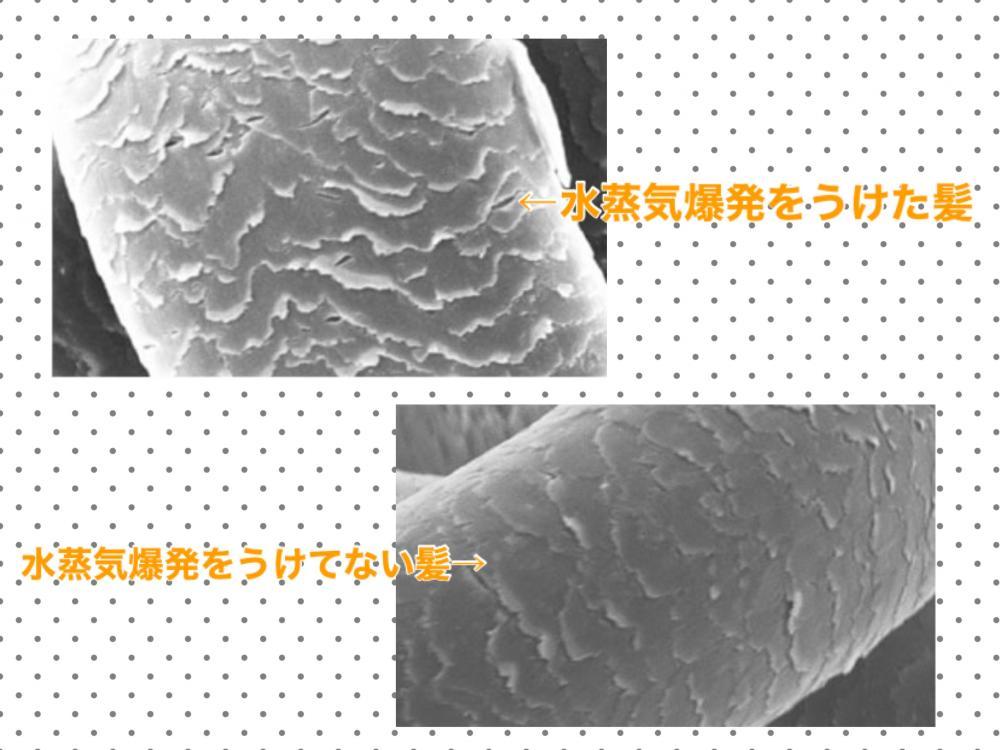 水蒸気爆発をおこしにくい