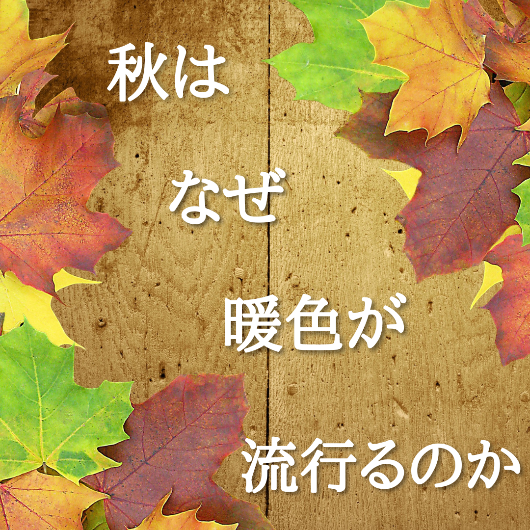 秋はなぜ暖色??