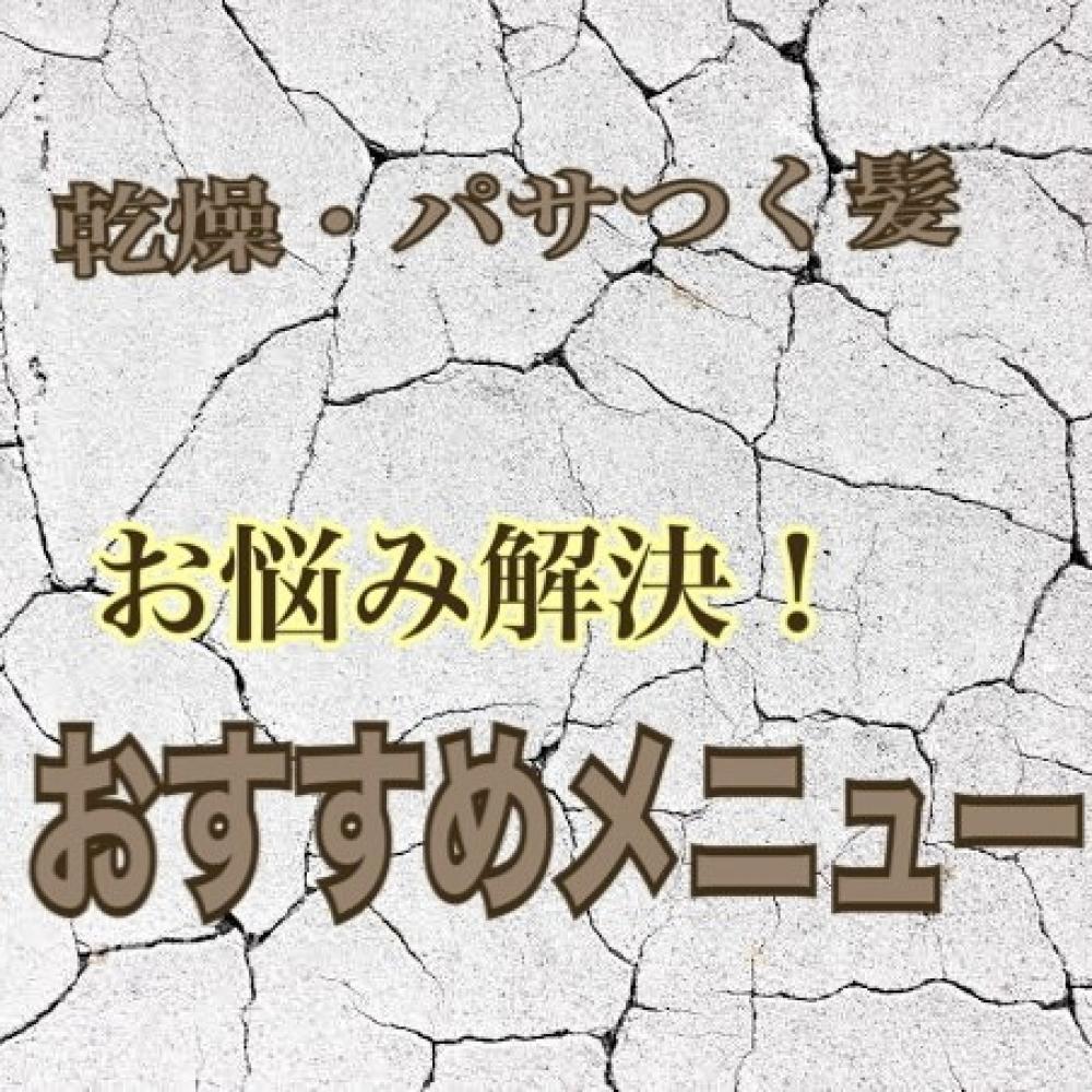 乾燥•パサつく髪の改善方法とは！！！