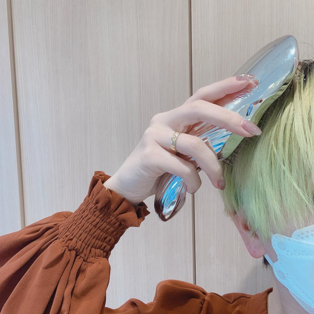 【お風呂場においておける！】お手軽簡単ヘアケア♪リファイオンケアブラシ