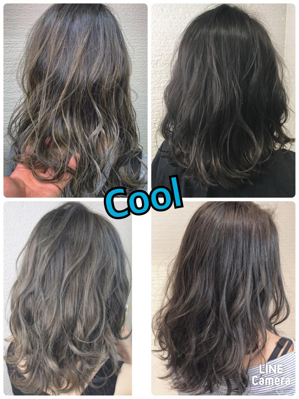 色白（青味）の肌色の方に似合うヘアカラー