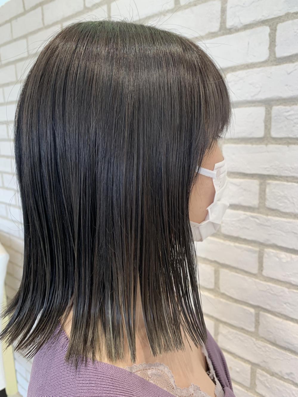 ブリーチ無しでもOK！グレーアッシュ