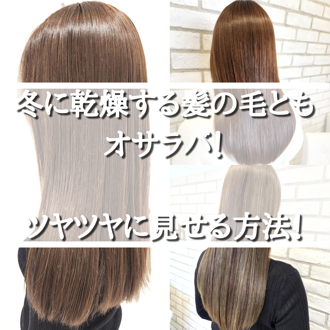 冬に乾燥する髪の毛ともオサラバ！ツヤツヤにする方法教えます！