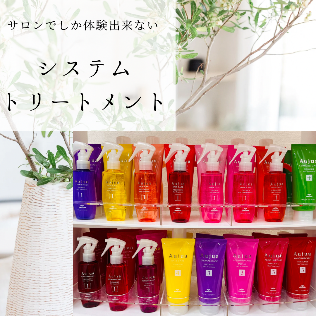 サロンでしか体験できない！システムトリートメント！！