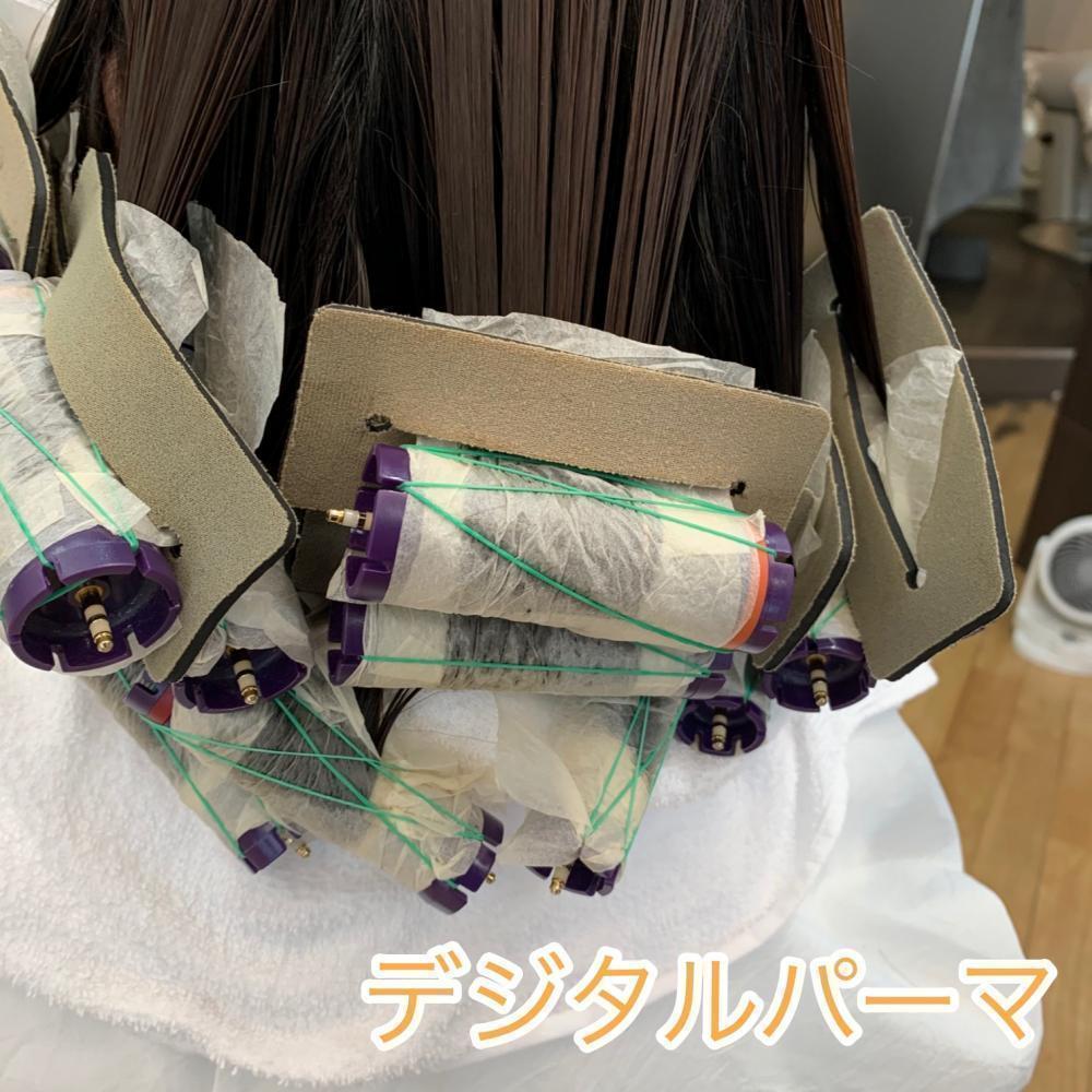 今回はデジタルパーマについて説明します！