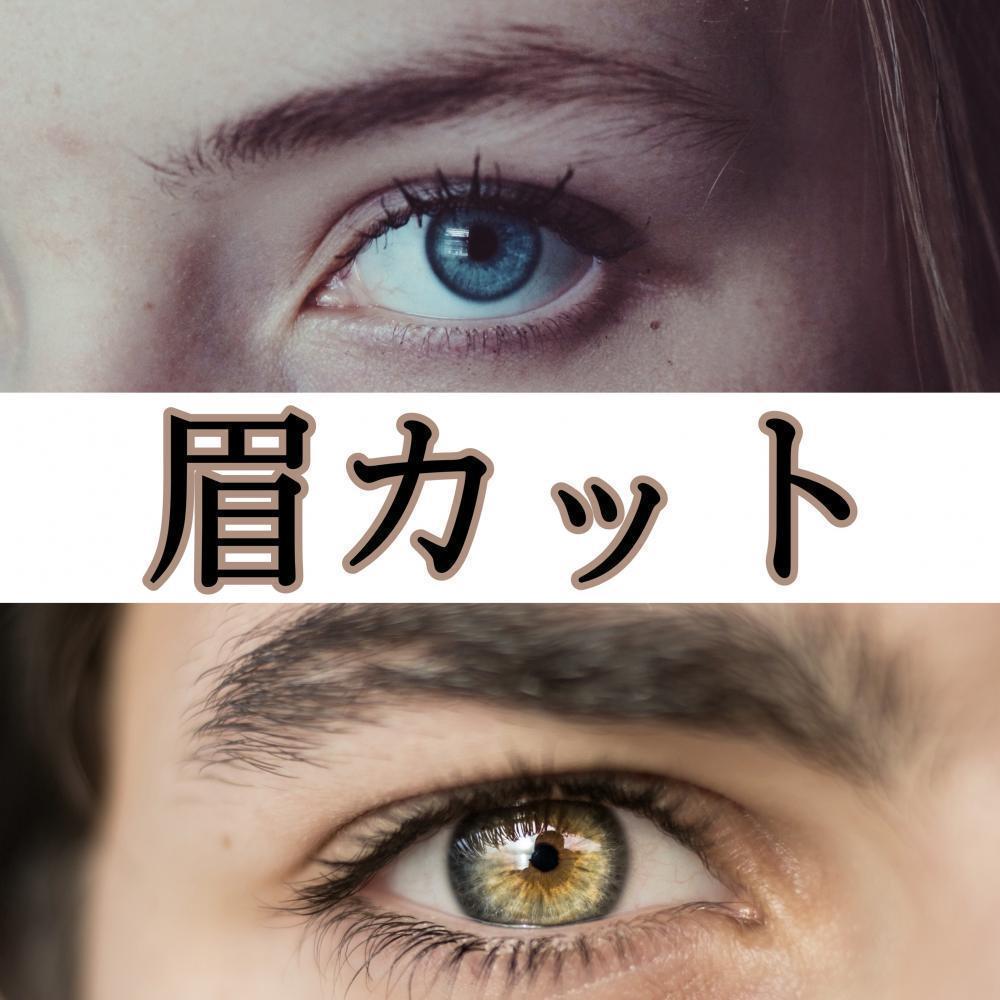 メンズ NO.1 眉カット(＋髭処理)