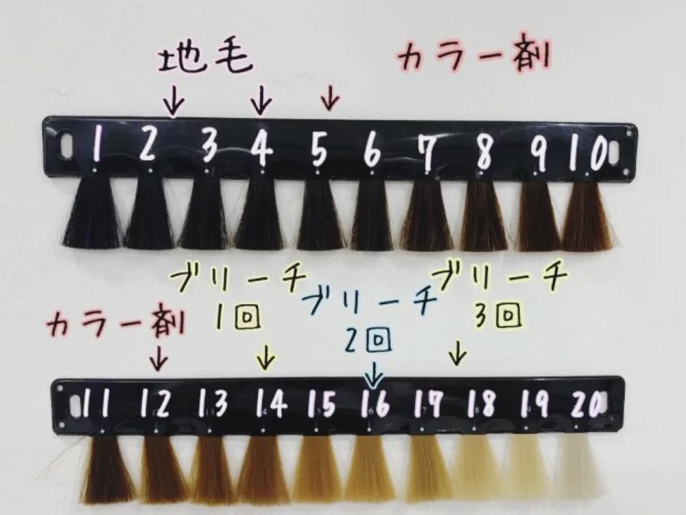 ヘアカラーの仕組みなど