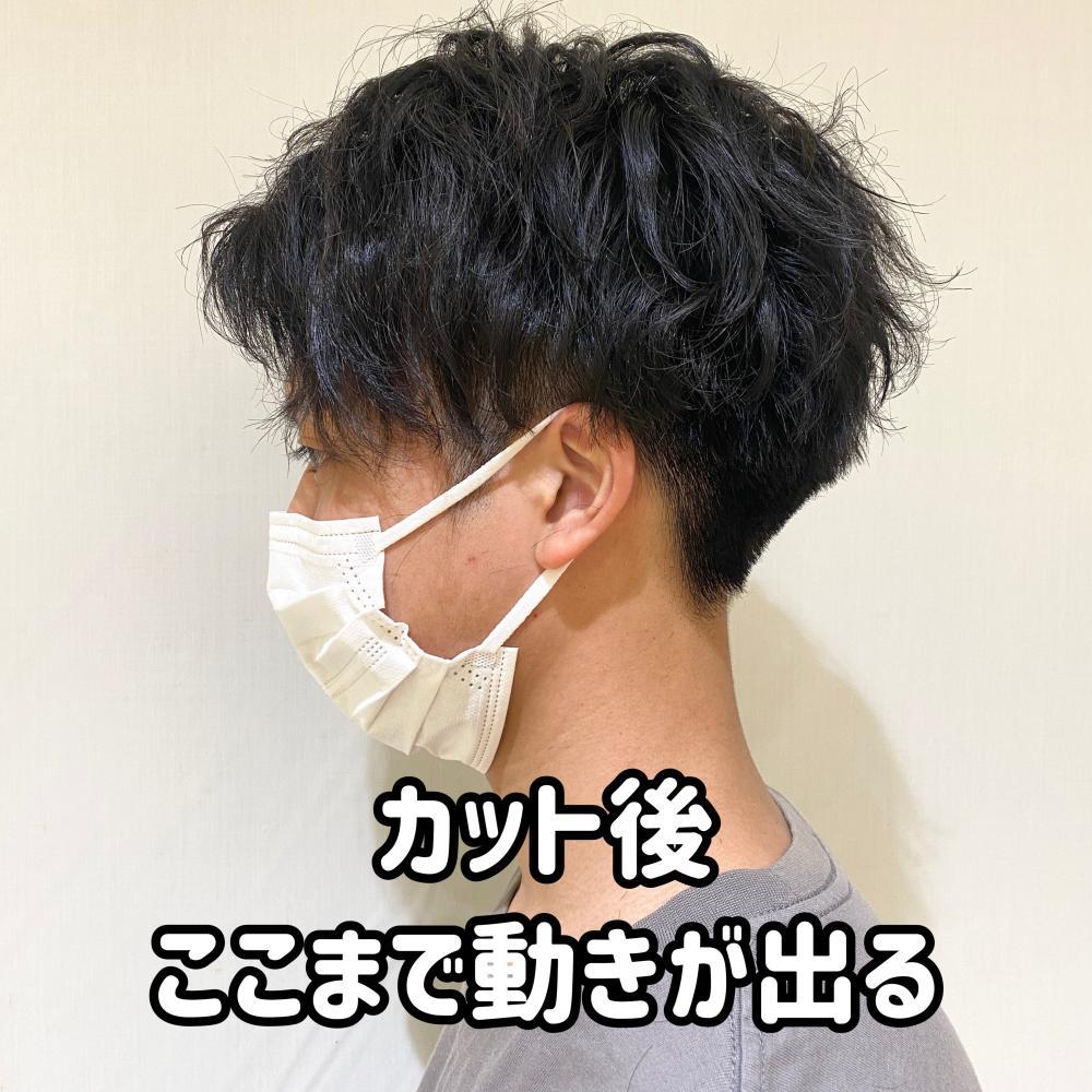 カットのみでこのくらいの動きは出る！