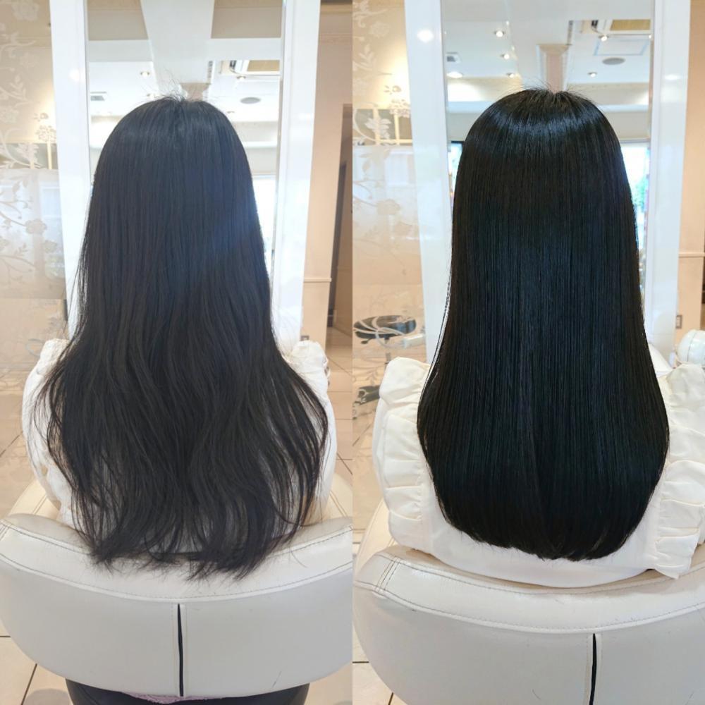 縮毛矯正 BEFORE&AFTER